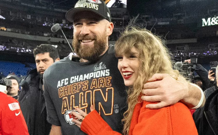 Taylor Swift Supports Fiancé Travis Kelce at Chiefs Game After Attending Selena Gomez and Benny Blanco’s Wedding
