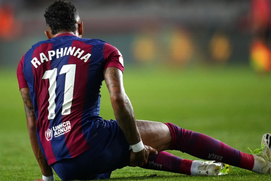 Barcelona announces Raphinha Hamstring Injury updates