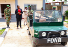 Burundi army unveils locally made military vehicle
