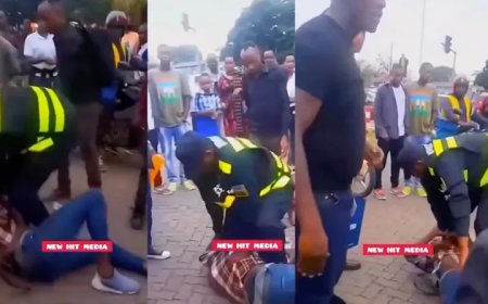 Rwanda police explain viral video of civilian fighting traffic officer