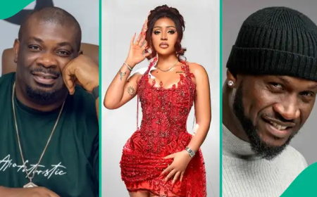Regina Daniels Receives Heartwarming Birthday Messages from Don Jazzy and Peter Okoye