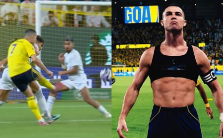 Cristiano Ronaldo Scores Thunderbolt After Missing Penalty  