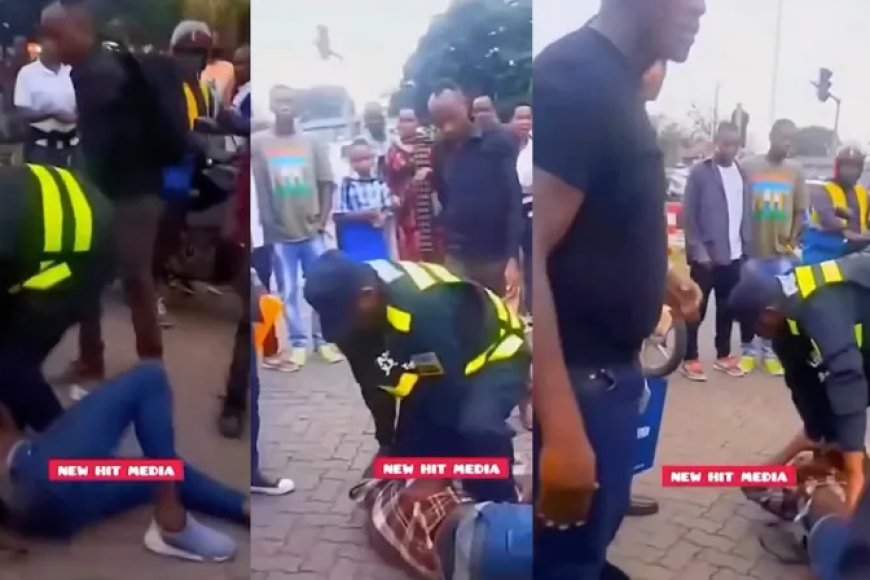 Rwanda police explain viral video of civilian fighting traffic officer