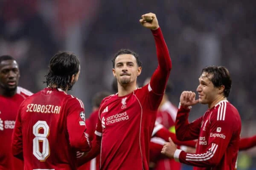 Frankfurt 1–5 Liverpool: Wirtz and Szoboszlai Shine as Reds Cruise in Champions League