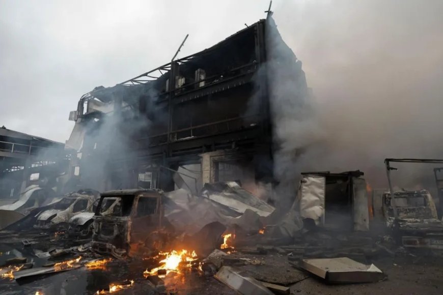 Russian strikes hit Ukraine’s capital as war enters third year