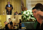 Cristiano Ronaldo joins Saudi crown prince at high-profile White House dinner