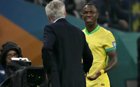 Ancelotti Calls for Calm as Vinícius Jr. Returns to Brazil Squad After Madrid Meltdown