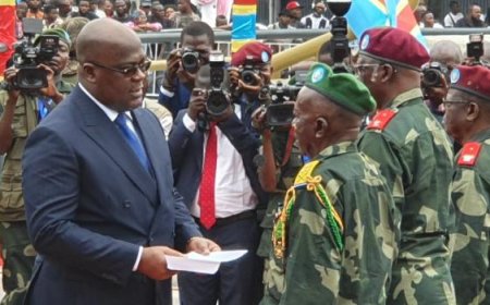 Tshisekedi vows to take up arms if needed to restore peace in Congo
