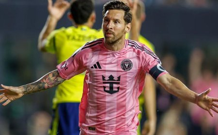 Messi Double and Two Assists Fire Inter Miami Past Nashville to Reach MLS Cup Quarterfinals