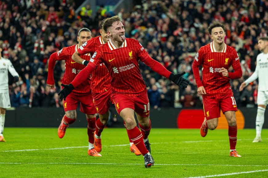 Mac Allister Header Gives Liverpool Victory Over Real Madrid in Champions League Thriller