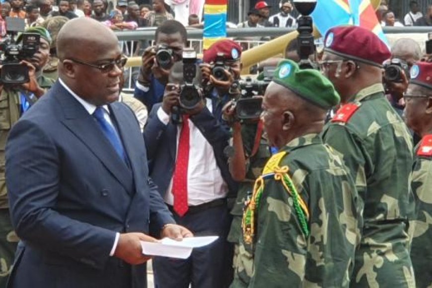 Tshisekedi vows to take up arms if needed to restore peace in Congo
