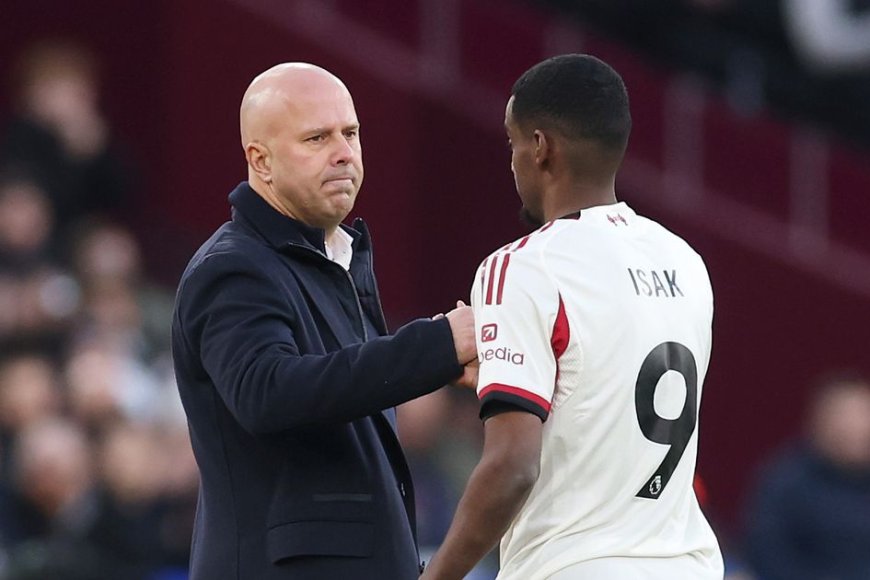 Slot relieved as Isak breaks Premier League duck and Liverpool stop the slide with win at West Ham