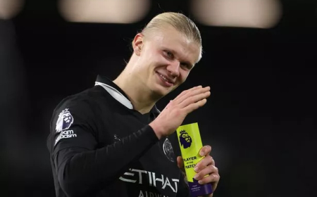 Erling Haaland Breaks Yet another Premier League Record with 100th Goal for Manchester City
