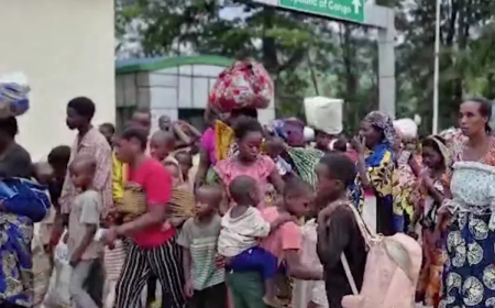 Congolese flee to Rwanda amid heavy fighting in Kamanyola