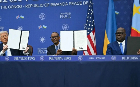 Rwanda, DRC sign peace deal in Washington