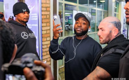 Davido Arrives in Kigali Ahead of ‘5Ive’ Album Listening Concert
