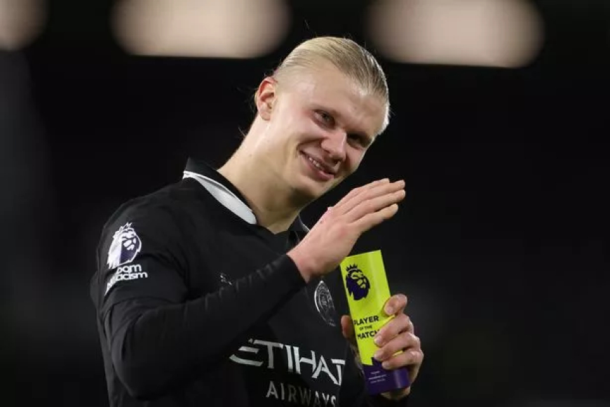 Erling Haaland Breaks Yet another Premier League Record with 100th Goal for Manchester City