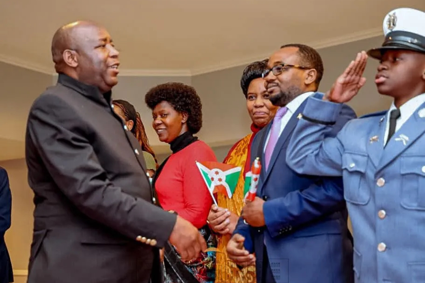 Evariste Ndayishimiye  arrives in Washington