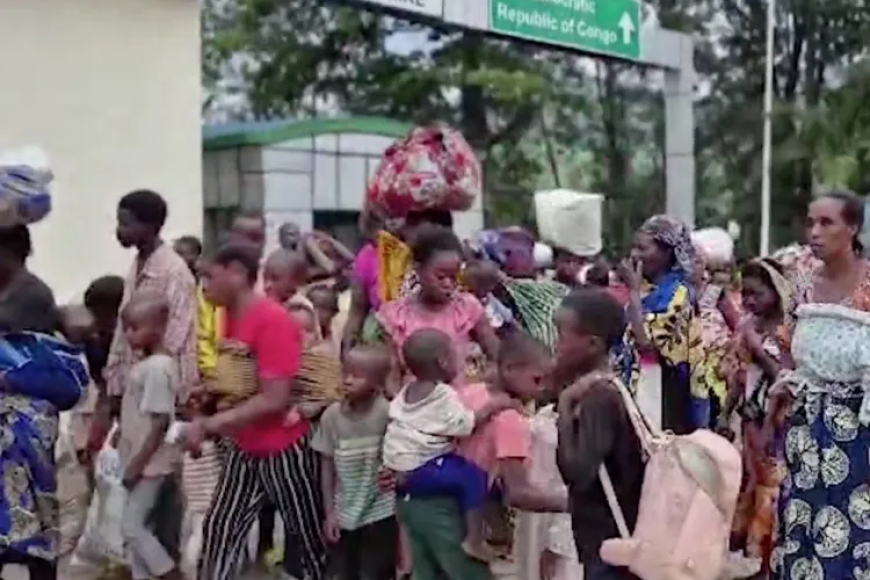 Congolese flee to Rwanda amid heavy fighting in Kamanyola