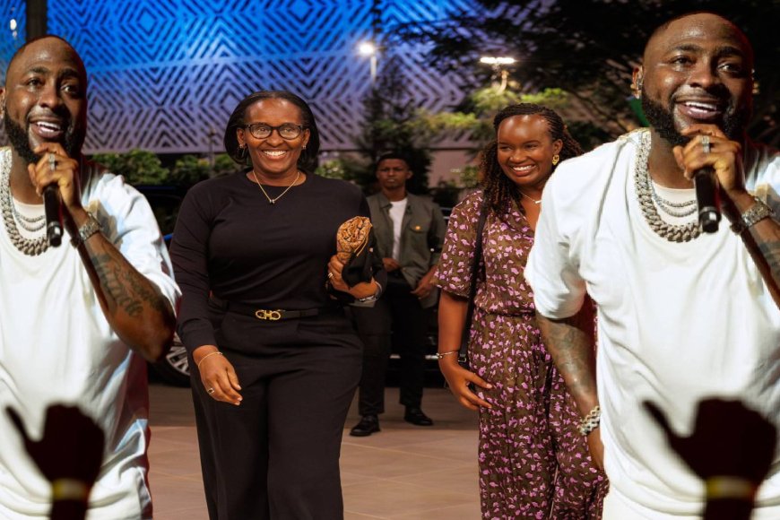 Jeannette Kagame Attends Davido’s Spectacular 5IVE Album Launch at BK Arena